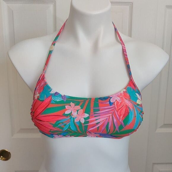 Xhilaration tropical floral bikini set sz S - Picture 5 of 12